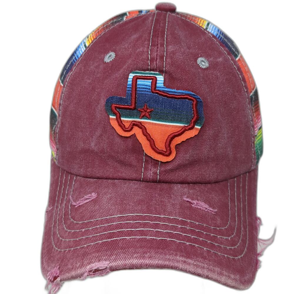 Hat Republic Baseball Cap Purple Red Blue Green Pink One Size Texas Serape Hat